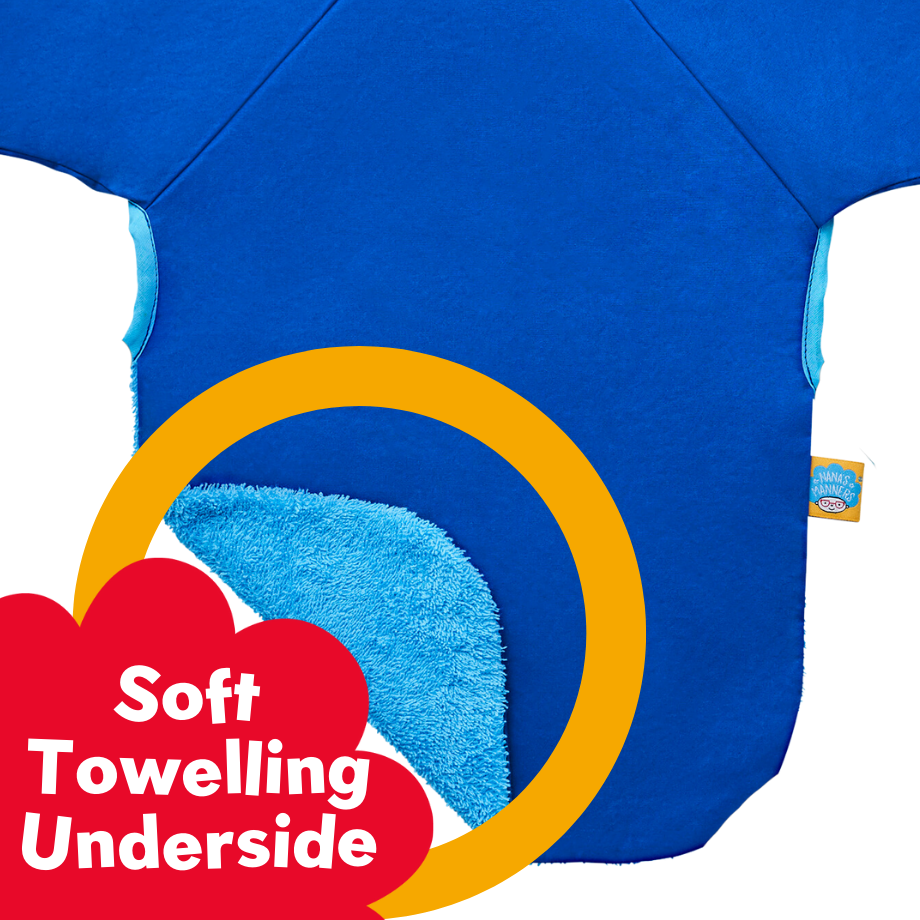 Mess Free & Comfortable to Wear Coverall Bib.