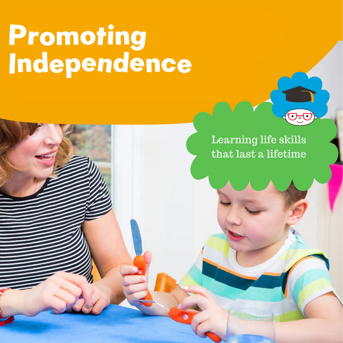 Sztućce dla dziecka ORANGE nóż i widelec