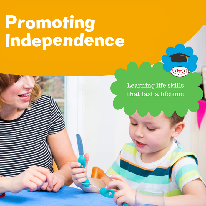 Sztućce dla dziecka TEAL nóż i widelec