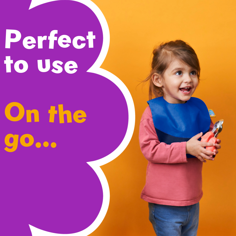 Waxed Cotton Bib to be Used at Home or Out & About